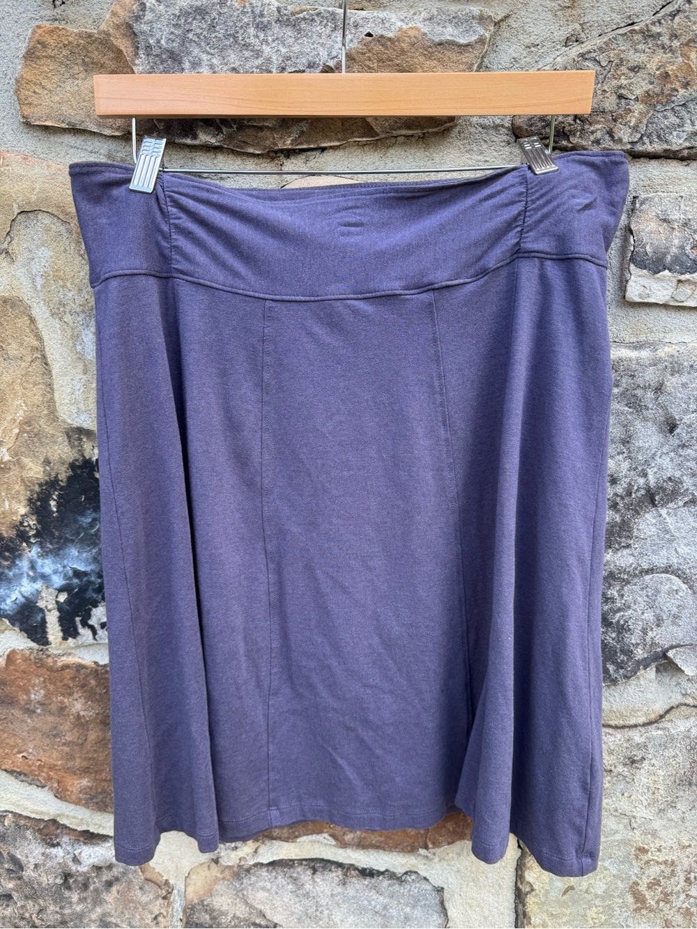 Ascend Purple A-Line Knit Skirt Large Hiking Outdoors Gorpcore Crunchy